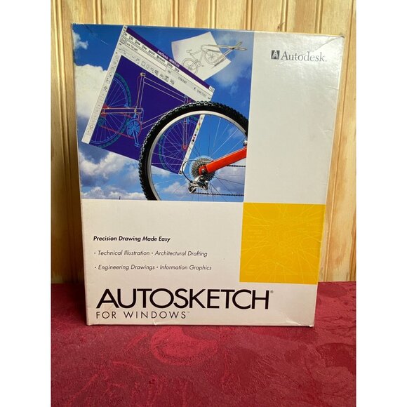 Autodesk AutoSketch For Windows 3.0 Complete Set With Manuals & Floppy Disks - Picture 10 of 14